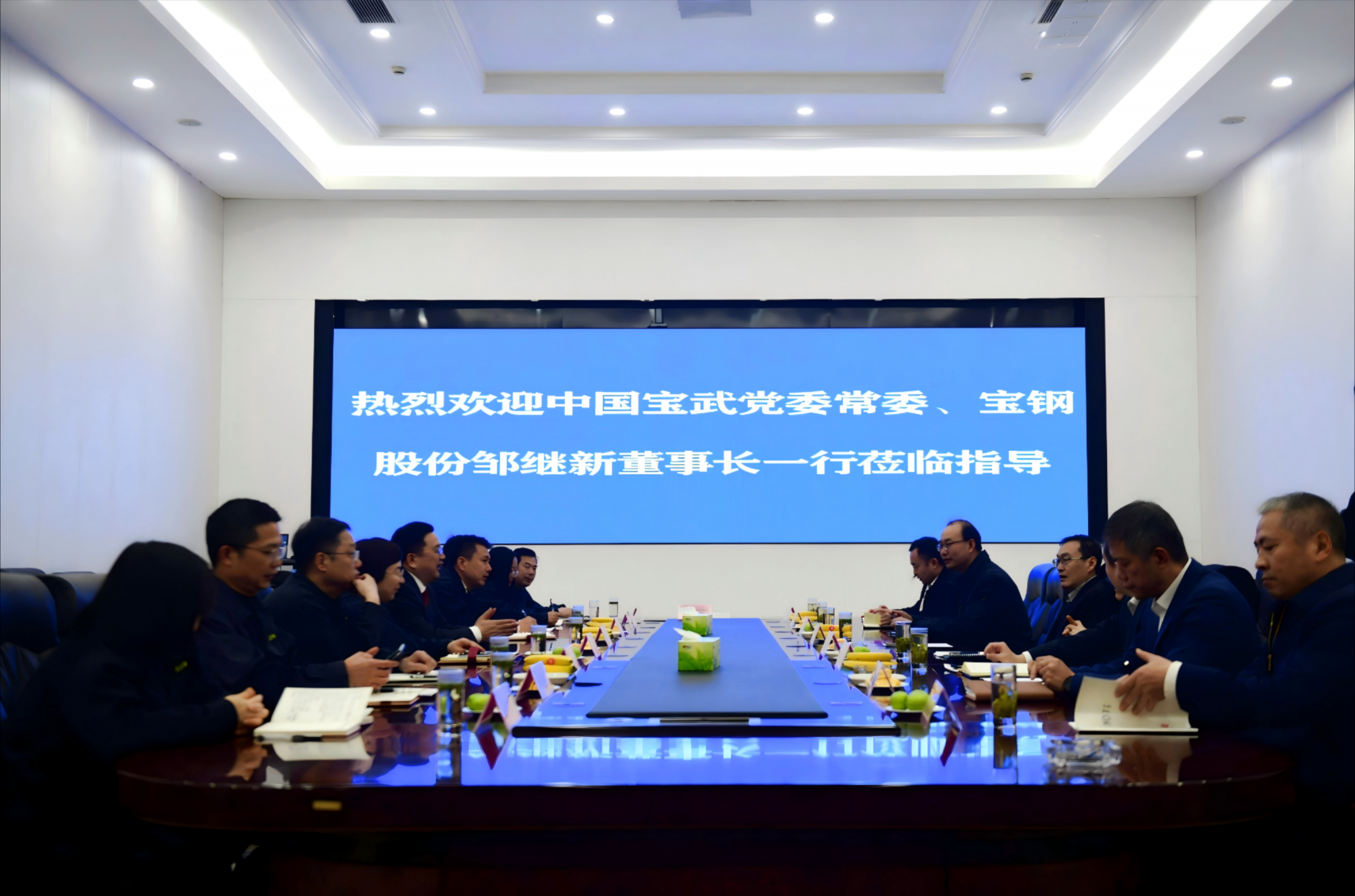 中國(guó)寶武集團(tuán)高層訪(fǎng)問(wèn)吳變，共謀合作新篇章